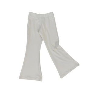 Flared Trousers - Milky White