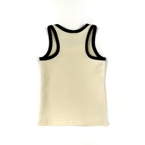 Tank Top - Vanilla Cream/Black