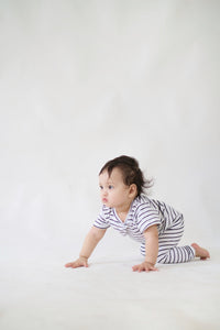 Shirt and Leggings - B&W Stripes