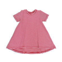 Load image into Gallery viewer, Swing Dress - Red Stripes
