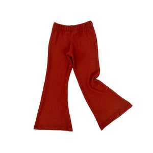 Flared Trousers - Rust