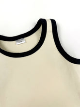 Load image into Gallery viewer, Tank Top - Vanilla Cream/Black
