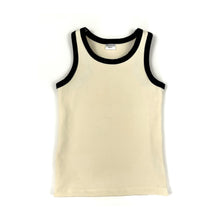 Load image into Gallery viewer, Tank Top - Vanilla Cream/Black
