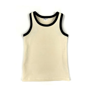 Tank Top - Vanilla Cream/Black