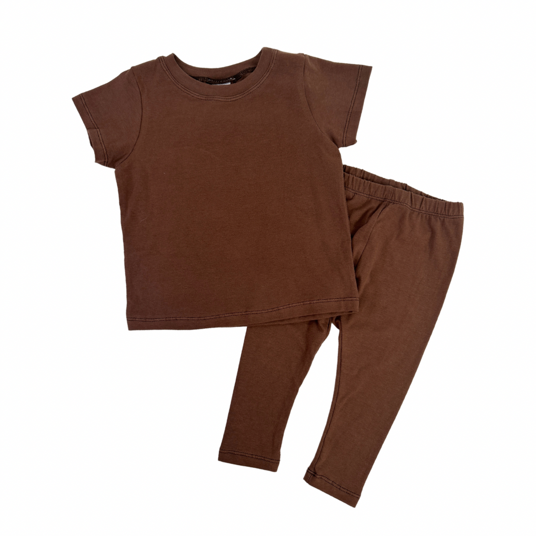 Shirt and Leggings - Chocolate