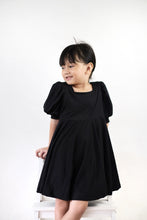 Load image into Gallery viewer, Puff Sleeve Dress - Black
