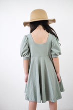 Load image into Gallery viewer, Puff Sleeve Dress - Sage
