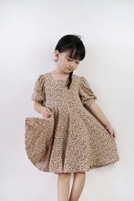 Load image into Gallery viewer, Puff Sleeve Dress - Animal Print
