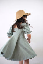 Load image into Gallery viewer, Puff Sleeve Dress - Sage
