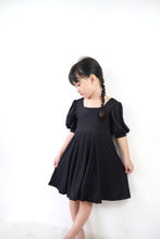 Load image into Gallery viewer, Puff Sleeve Dress - Black
