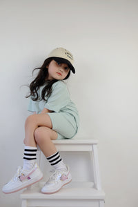 Shirt and Biker Shorts Set - Mint