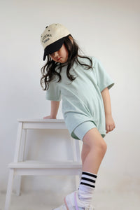 Shirt and Biker Shorts Set - Mint