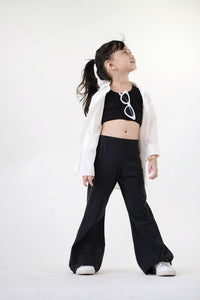 Flared Trousers - Black