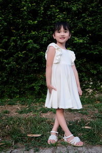 Ruffle Dress - Ivory