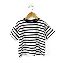 Load image into Gallery viewer, Drop Shoulder T-Shirt - Stripes
