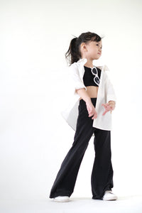 Flared Trousers - Black