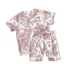 Load image into Gallery viewer, Shirt and Biker Shorts - Pink Tie-dye
