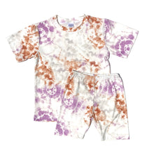 Load image into Gallery viewer, Shirt and Biker Shorts Set - Tie Dye Multicolor
